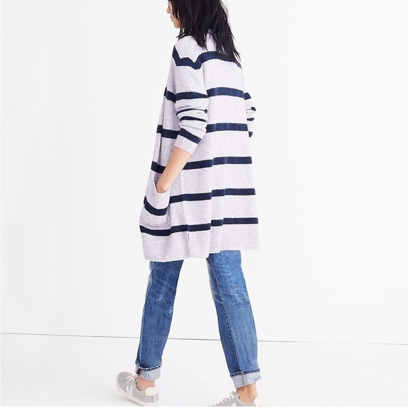 Madewell Kent Cardigan Sweater in Stripe. Size XXS. - Picture 3 of 11